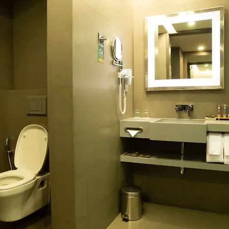 Novotel Kolkata Hotel And Residences Exterior photo A modern bathroom